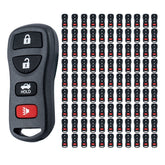 Lots of 100 Keyless Entry Remote Car Key Fob Replacement for Nissan Infiniti KBRASTU15 CWTWB1U821 4 Button 315Mhz