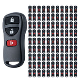 Lots of 100 Car Remote Fob Replacement for KBRASTU15 CWTWB1U733 fits 2003 2004 2005 2006 2007 2008 Nissan Murano 3 Button