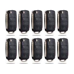Lots of 10 KeyCollection Remote Car Key Fob Replacement for VW NBG735868T HLO 1J0 959 753 AM fits 2002 2003 2004 2005 Passat