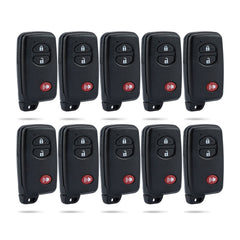 Lots of 10 Smart Car Key Fob Replacement for Toyota Highlander Land Cruiser Rav4 Smart Remote HYQ14AAB 0140
