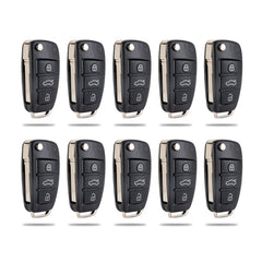 Lots of 10 Keyless2Go Remote Car Key Fob Replacement for Audi 8X0837220D fits 2011 2012 2013 2014 A1 Q3