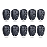 Lots of 10 Car Remote Fob Replacement for ABO1502T fits 1997 1998 Chevy Tahoe 3 Button