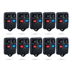 Lots of 10 Car Remote Fob Replacement for CWTWB1U212 fits 1999-2014 Ford Mustang 4 Button