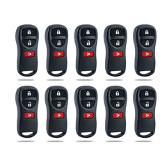 Lots of 10 Car Remote Fob Replacement for KBRASTU15 CWTWB1U733 fits 2003 2004 2005 2006 2007 2008 Nissan Murano 3 Button