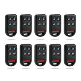 Lots of 10 Remote Car Key Fob Replacement for Honda OUCG8D-399H-A fits 2005 2006 2007 2008 2009 2010 Odyssey 5 Button