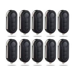 Lots of 10 KeyCollection Remote Car Key Fob Replacement for LTQF12AM433TX fits Fiat 500L 2014 2015 2016 2017 2018