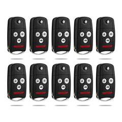 Lots of 10 Remote Car Key Fob Replacement for OUCG8D-439H-A fits 2007 2008 Acura TL 46 Chip