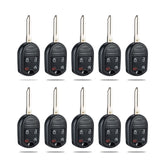 Lots of 10 Extra-Partss Remote Car Key Fob Replacement for Ford OUCD6000022 164-R8067 fits 2011 2012 2013 2014 F-150