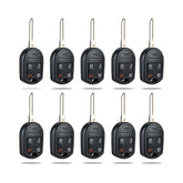 Lots of 10 Extra-Partss Remote Car Key Fob Replacement for Ford CWTWB1U793 fits Mustang Escape 2005 2006 2007 2008 2009 2010 2011 2012