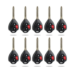 Lots of 10 Remote Car Key Fob Replacement for Toyota MOZB41TG fits 2007 2008 2009 2010 Yaris