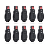Lots of 10 Remote Fob Replacement for M3N5WY783X IYZ-C01C fits 2008 2009 2010 2011 2012 Dodge Charger Challenger Durango