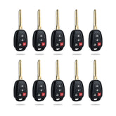 Lots of 10 Remote Car Key Fob Replacement for 2014 2015 2016 2017 Toyota Corolla HYQ12BEL H Chip