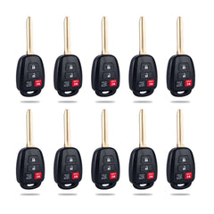 Lots of 10 Remote Car Key Fob Replacement for Toyota GQ4-52T fits 2014 2015 2016 2017 2018 2019 Highlander H Chip