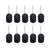 Lots of 10 Remote Car Key Fob Replacement for CWTWB1U793 164-R8000 fits 2013 2014 2015 Ford Explorer