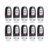 Lots of 10 Remote Car Key Fob Replacement for Audi IYZFBSB802 fits 2013 2014 2015 2016 A6 A7 A8 Without Comfort Access