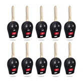 Lots of 10 Remote Car Key Fob Replacement for Nissan CWTWB1U751 fits 2013 2014 2015 2016 2017 2018 2019 Versa Sentra
