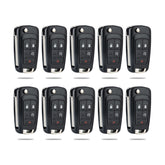 Lots of 10 Extra-Partss Remote Car Key Fob Replacement for Chevy OHT01060512 4-btn fits 2012 2013 2014 2015 2016 2017 Sonic