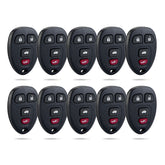 Lots of 10 Car Remote Fob Replacement for KOBGT04A 15252034 fits 2007 2008 2009 2010 Chevy Cobalt 4 Button