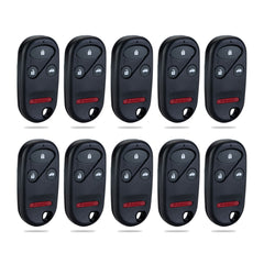 Lots of 10 Remote Car Key Fob Replacement for Honda KOBUTAH2T fits 1998 1999 2000 2001 2002 CR-V 4 Button
