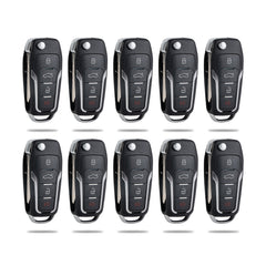 Lots of 10 Extra-Partss Remote Car Key Fob Replacement for CWTWB1U345 CWTWB1U212 CWTWB1U331 fits Ford Lincoln Mercury 315Mhz 4D63-80 Chip