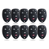 Lots of 10 Keyless Remote Car Key Fob Replacement for Lacrosse Cobalt Malibu G5 G6 Grand Prix Aura Sky 5 Button Remote KOBGT04A 22733524