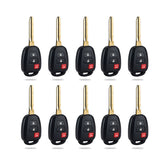 Lots of 10 Remote Car Key Fob Replacement for 2012 2013 2014 2015 2016 Toyota Prius C HYQ12BDM G Chip