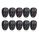 Lots of 10 Car Remote Fob Replacement for LHJ011 fits 2003 2004 2005 2006 Chevy Suburban 1500 2500 3 Button