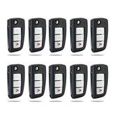 Lots of 10 Extra-Partss Remote Car Key Fob Replacement for Nissan CWTWB1G767 fits 2014 2015 2016 2017 Rogue
