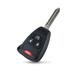 Extra-Partss Keyless Remote Start Car Key Fob Replacement for Compass Patriot Wrangler 4 Button Remote OHT692427AA 04589621AA