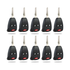 Lots of 10 Remote Car Key Fob Replacement for Dodge OHT692427AA M3N5WY72XX fits 2004 2005 2006 2007 2008 Durango