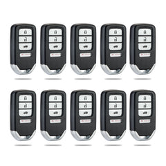 Lots of 10 KeyCollection Remote Car Key Fob Replacement for Honda CWTWB1G0090 fits 2018 2019 2020 2021 2022 Accord