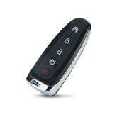 Extra-Partss Smart Car Key Fob Replacement for Ford M3N5WY8609 fits 2013 2014 2015 2016 Escape Titanium 5 Button W/ High Security Blade