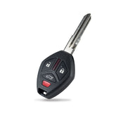 Extra-Partss Car Remote Fob Replacement for Mitsubishi OUCG8D-620M-A with Wide Right-Blade fits 2008 2009 2010 2011 2012 Galant Eclipse