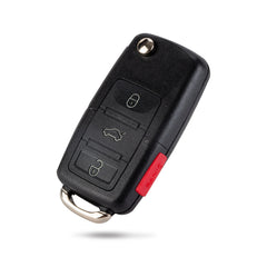 Replacement Keyless Entry Remote Flip Key Fob fits 2002 2003 2004 2005 VW Jetta, Golf, Passat (HLO1J0959753AM)
