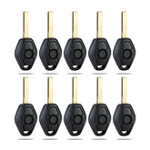 Lots of 10 Extra-Partss Remote Car Key Fob Replacement for BMW LX8 FZV fits 2001 2002 2003 525i 530i 540i HU92