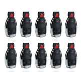 Lots of 10 Remote Car Key Fob Replacement for IYZ3312 IYZDC fits 2007 2008 2009 2010 2011 Mercedes-Benz ML350 ML450 ML550
