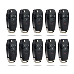 Lots of 10 Extra-Partss Remote Car Key Fob Replacement for Ford N5F-A08TAA fits 2013 2014 2015 2016 Fusion