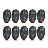 Lots of 10 Extra-Partss Remote Car Key Fob Replacement for Buick L2C0007T fits 2001 2002 2003 2004 Century Regal