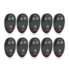 Lots of 10 Extra-Partss Remote Car Key Fob Replacement for Buick L2C0007T fits 2001 2002 2003 2004 Century Regal