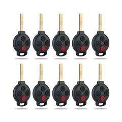 Lots of 10 Extra-Partss Remote Car Key Fob Replacement for Mercedes KR55WK45144 PCF7941 fits 2008 2009 2010 2011 2012 2013 2014 2015 Fortwo