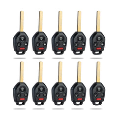 Lots of 10 Extra-Partss Remote Car Key Fob Replacement for Subaru CWTWB1U811 57497-AJ10A fits 2011 2012 2013 2014 Outback Legacy
