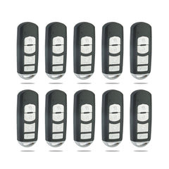 Lots of 10 Extra-Partss Remote Car Key Fob Replacement for WAZSKE13D01 fits 2017 2018 2019 Mazda CX-5 CX-9