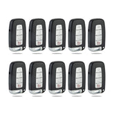Lots of 10 Extra-Partss Remote Car Key Fob Replacement for Hyundai SY5HMFNA04 fits 2011 2012 2013 Sonata