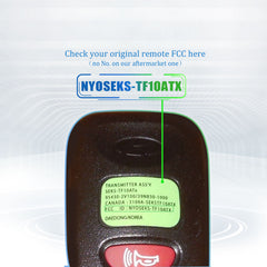 KeyCollection Remote Car Key Fob Replacement for 2010 2011 2012 2013 Kia Optima NYOSEKS-TF10ATX