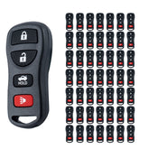 Lots of 50 Keyless Entry Remote Car Key Fob Replacement for Nissan Infiniti KBRASTU15 CWTWB1U821 4 Button 315Mhz
