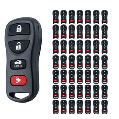 Lots of 50 Keyless Entry Remote Car Key Fob Replacement for Nissan Infiniti KBRASTU15 CWTWB1U821 4 Button 315Mhz