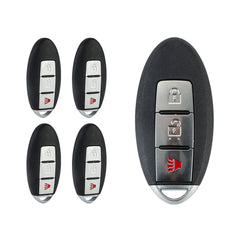 Lots of 5 Extra-Partss Remote Car Key Fob Replacement for Nissan CWTWBU729 1788D-FWB1U729 fits 2008 2009 2010 2011 2012 Rogue Versa Pathfinder