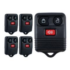 Lots of 5 Car Remote Fob Replacement for CWTWB1U212 fits 1998-2010 Ford F150 F250 F350 3 Button