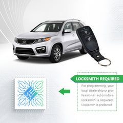 Lots of 10 Remote Car Key Fob Replacement for Kia NYOSEKS-AM08TX fits 2010 2011 2012 2013 Soul