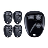 Lots of 5 Car Remote Fob Replacement for ABO1502T fits 1997 1998 Chevy Tahoe 3 Button